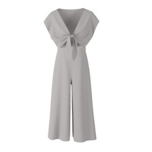 Fame and Partners Jumpsuit Romper Front Tie Size 6 / 38